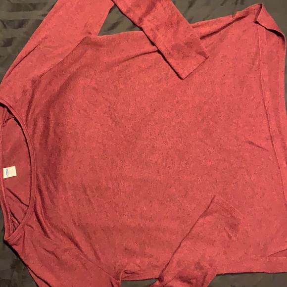 Old Navy Top Luxe Burgundy SZ Small - Picture 4 of 5